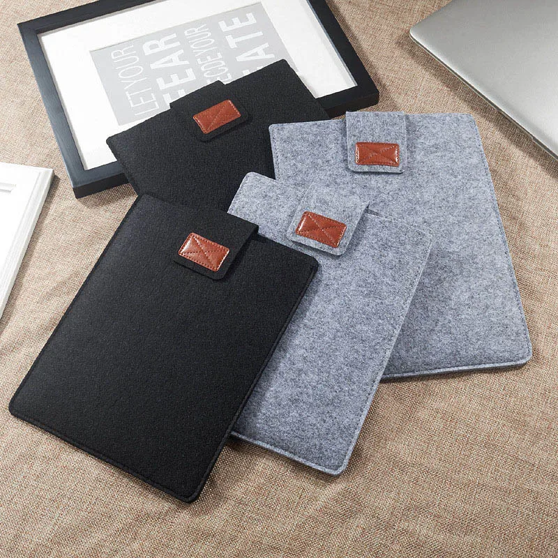 11 13 15 Zoll Filzhülle Slim Notebook Tablet Case Cover Aufbewahrungstasche für MacBooks Air Pro 13,3 Einfarbige Tablet-Aufbewahrungstasche