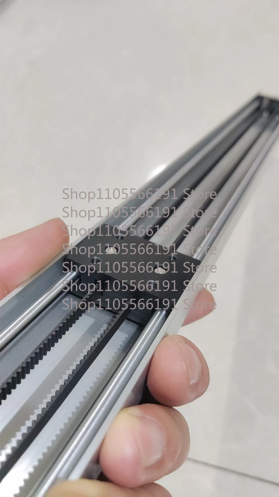 520 DC geared motor, linear sliding table module, with limit switches at both ends