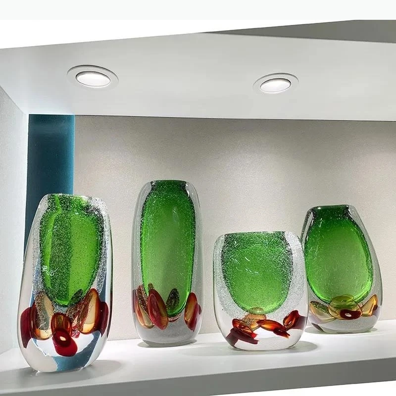 Bubble Glass Vase Ornament Flower Vessels Desktop Flower Arrangement Hydroponic Vases Decorative Vase Dried Flower Vases