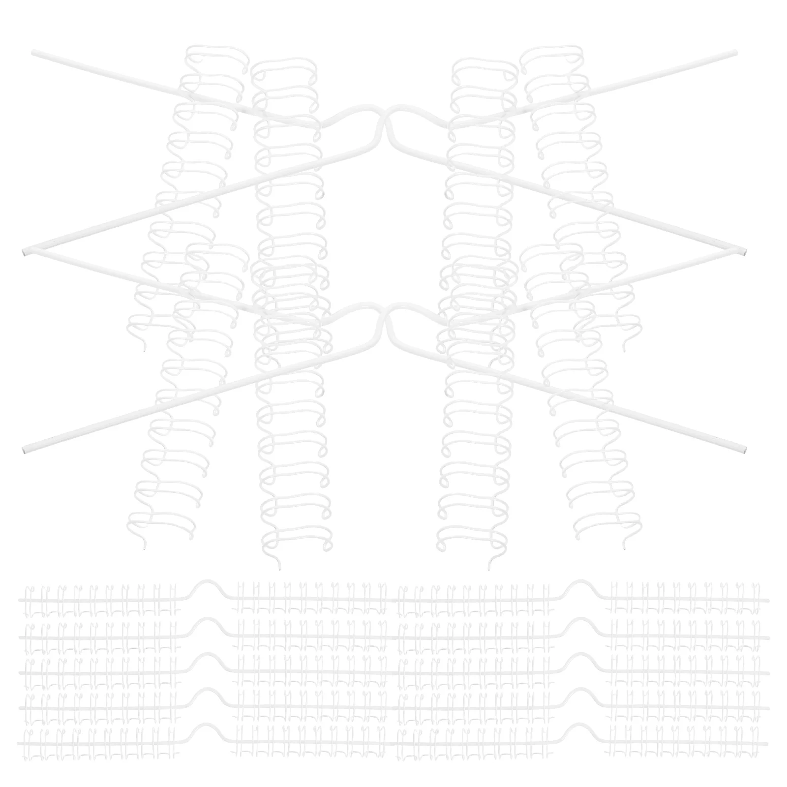 

1 Set Spiral Binding Coils 6Mm 10Mm 12Mm For Wall Mount Calendars Office Organization Metal Binder Rings Notebook Diy Binding