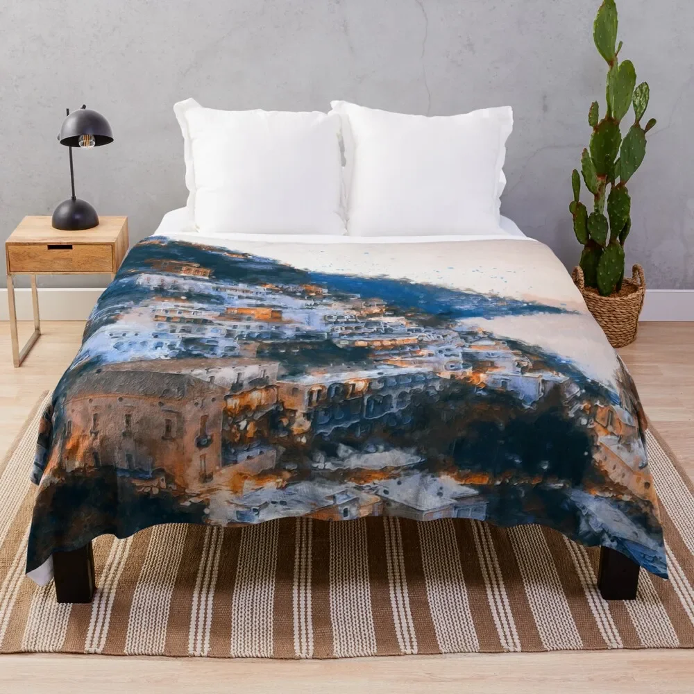 

Positano, beauty of Italy Throw Blanket for winter For Sofa Thin Blankets