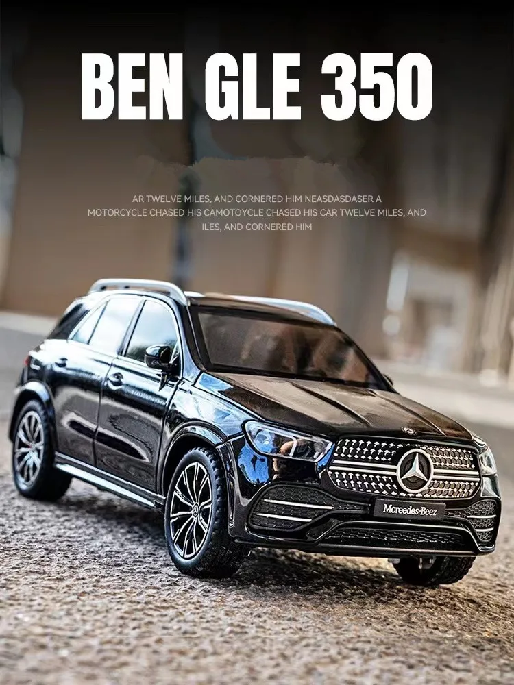 Welly 1:24 benz gle350 gle suv legierung auto diecasts & spielzeug fahrzeuge auto modell sound und licht zurückziehen autos pielzeug für kinder geschenke