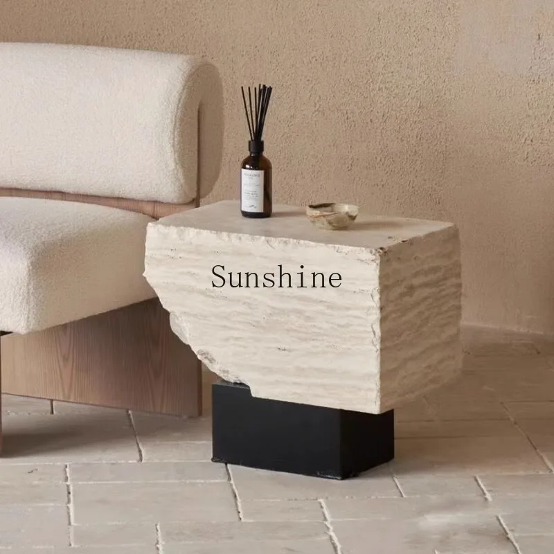 

Wabi Sand wind natural travertine edge few rectangular living room sofa corner few