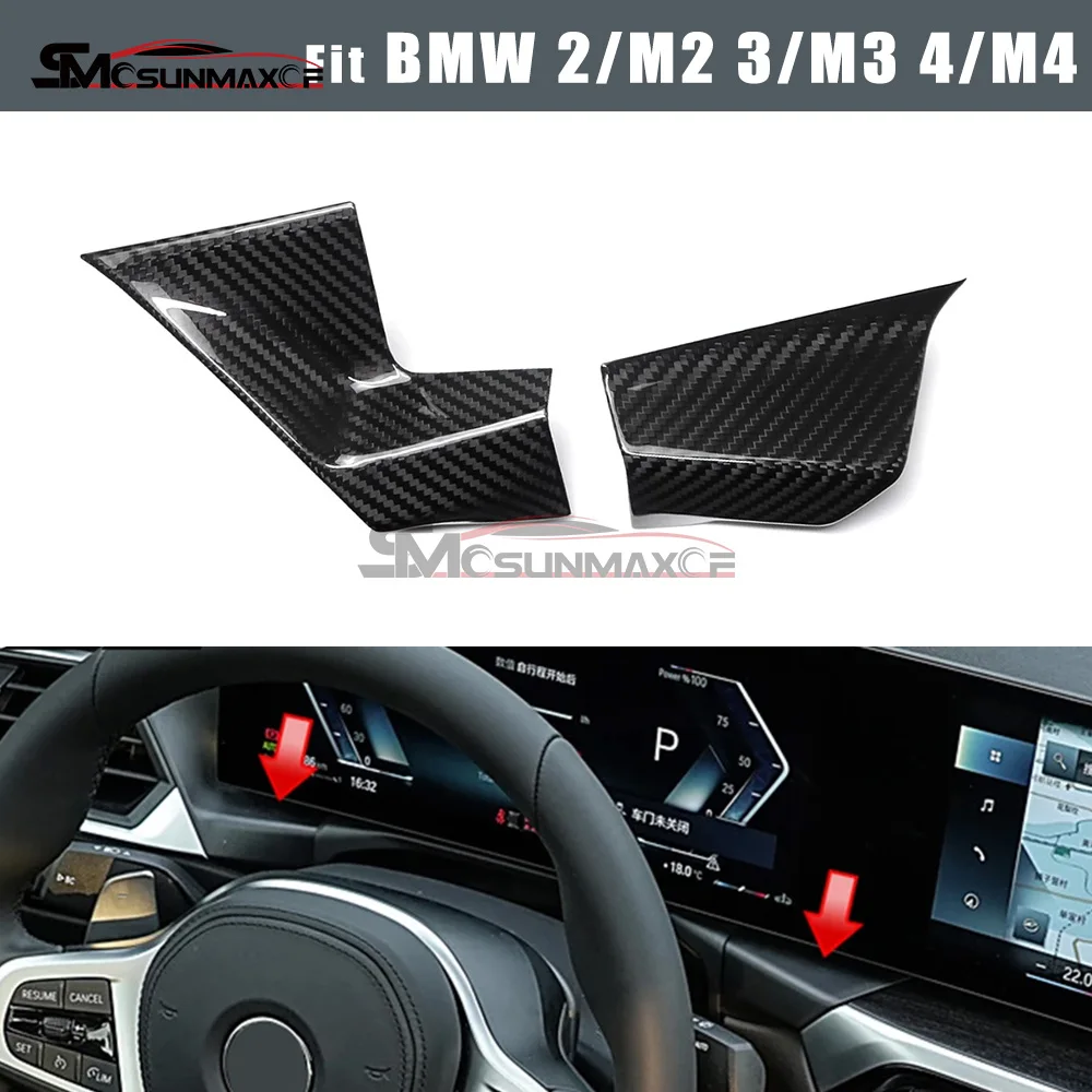 2024 For BMW 2 3 4 Series G42 G87 G20 G21 G80 G81 G22 G23 G26 G82 G83 Authentic LHD Car Center Display Screen Side Panel Sticker