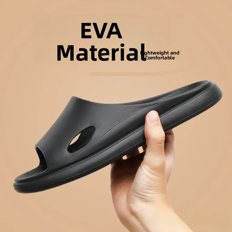 Silent Summer Indoor Outdoor Bathroom Anti-Slip Soft Bottom Clogs Unisex Adult Slippers Comfortable Home Slippers PVC EVA
