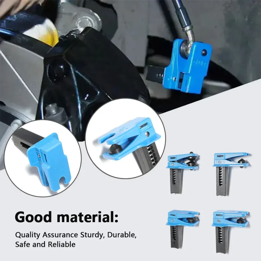 

4Pcs Car Brake Oil Brake Clamp Pipe Plug Tool To Prevent Oil Spills Leak Proof Brake Lines Stoppers Automotive Brake Lines Plug
