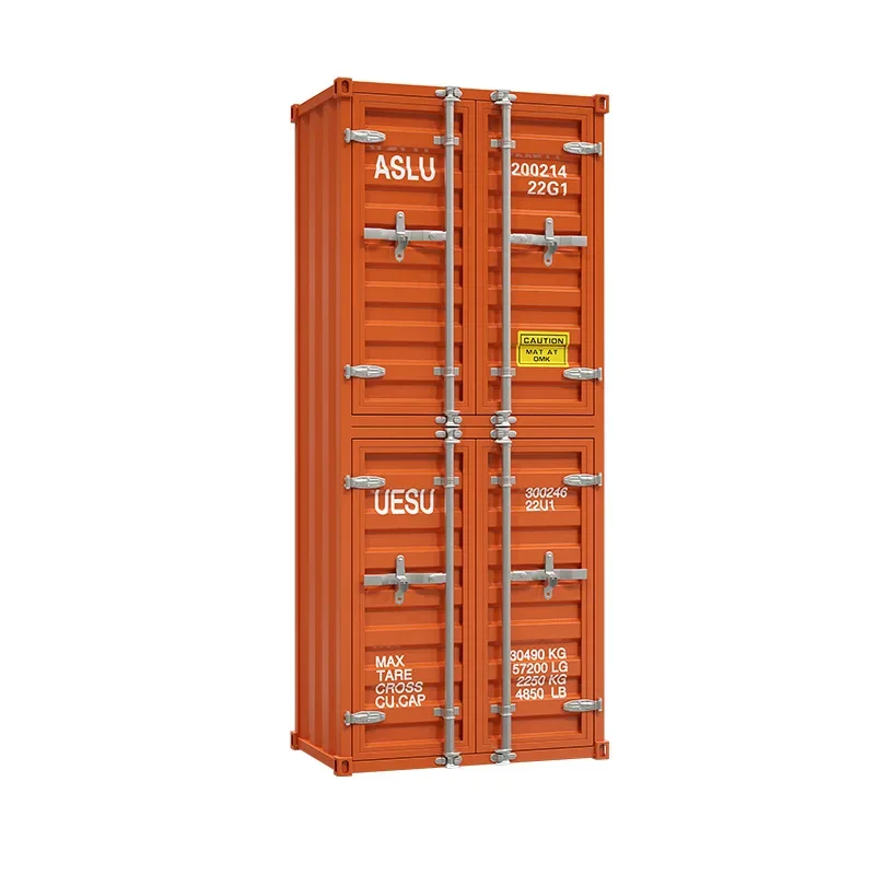 

Locker Industrial Wind Container Staff Iron Cabinet Gym Bathroom Storage Deposit Box