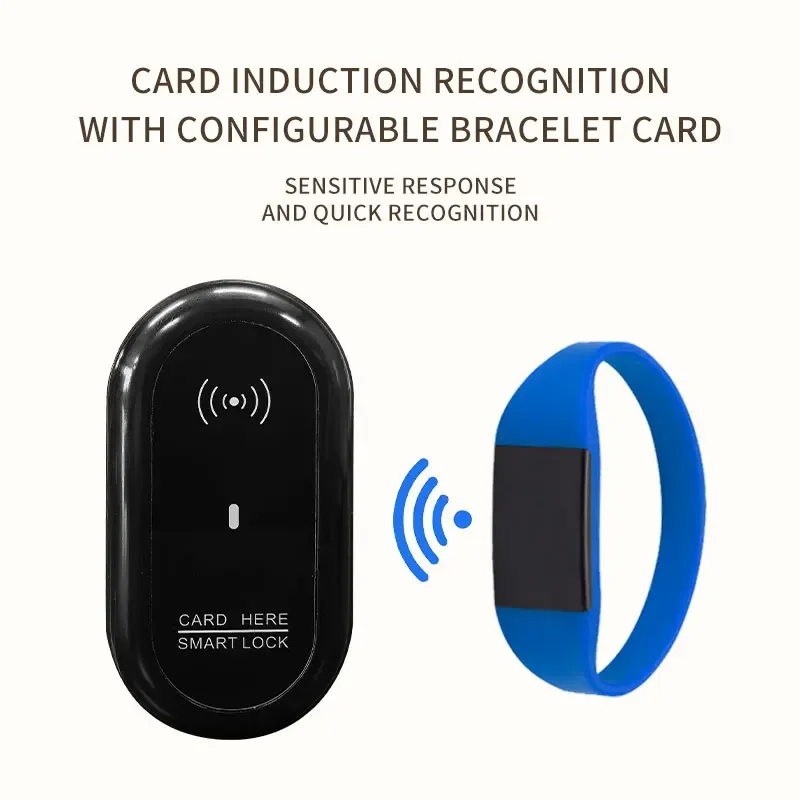 Popular Hot sell ABS Black Bracelet Strap  Intelligent Electronic er Watch Induction