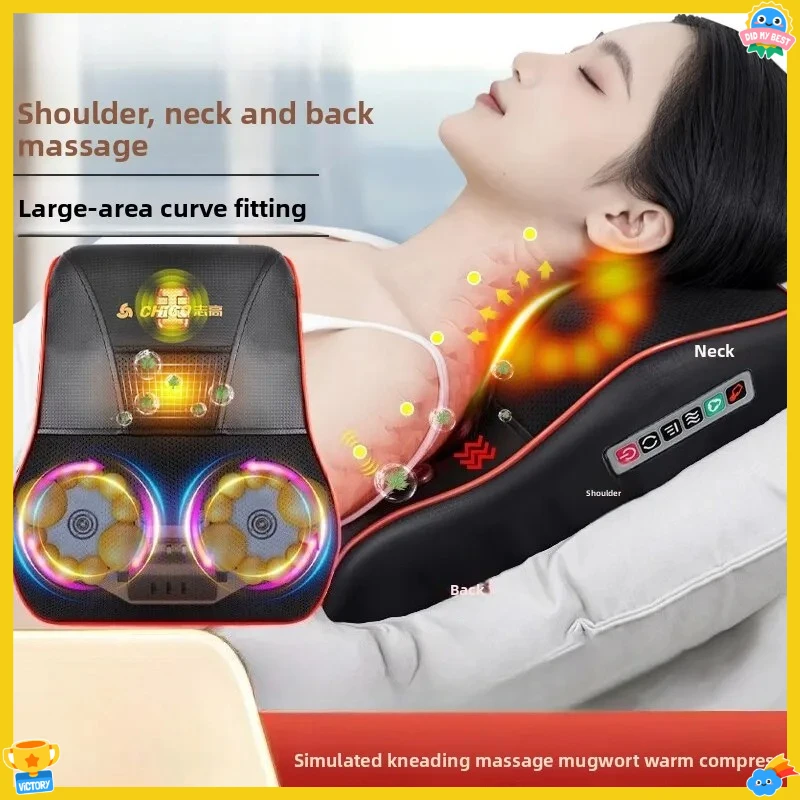 

Best Seller Cervical Massage Pillow Neck Shoulder Low Back Kneading Massager Cervical Massager Home Waist Massage