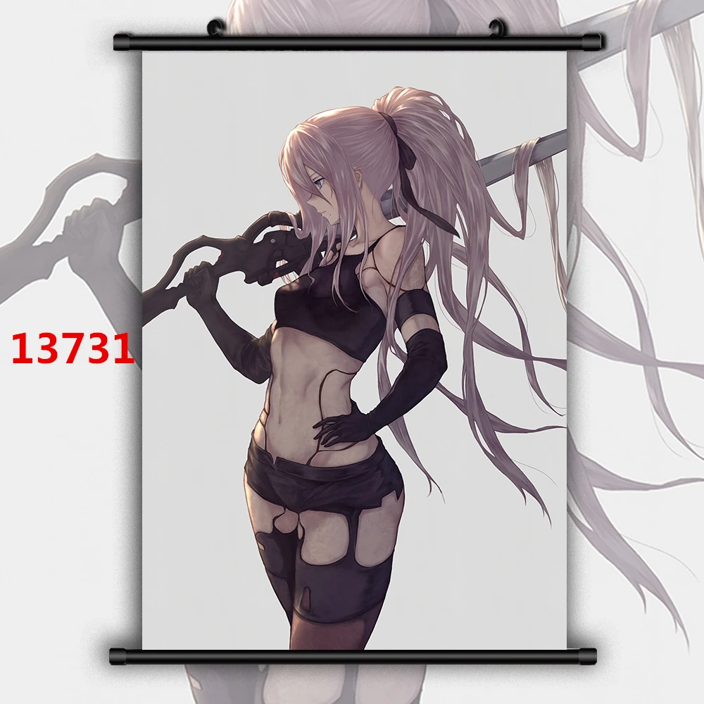 Anime Poster Decor Pictures for Baby Kids Bedroom Home Decoration NieR Automata YoRHa Type A No.2 Canvas Painting Wall Art Print