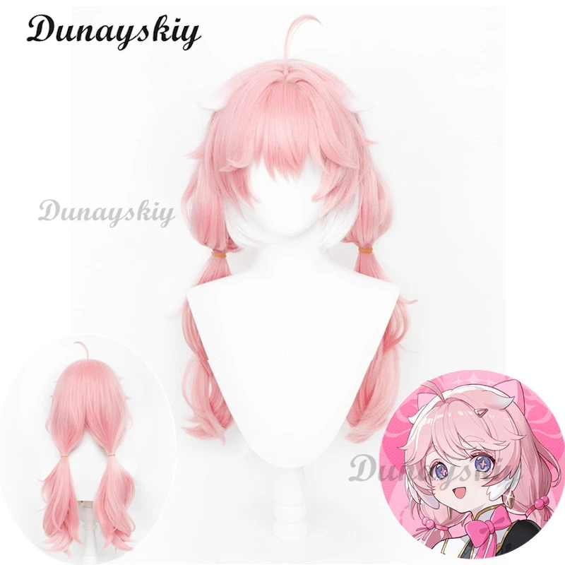 

Anke Cosplay Wig Game Wuthering Waves Pink Hair Heat-resistant Fiber Hair+Wig Cap Playable Fusion Congenital Resonator