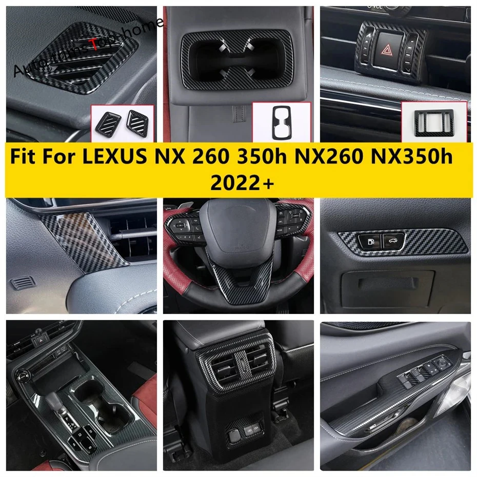 

Gear Box / Water Cup Holder / Steering Wheel / Window Lift Button Cover Trim For LEXUS NX 260 350h NX260 NX350h 2022 2023 2024