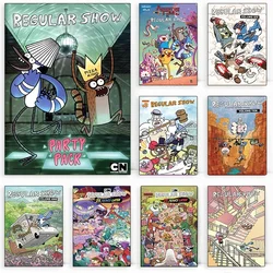 Cartoon Anime Regular Show Canvas Animation Tv Series Canvas Printing Print Wall Art Picture for Kawaii Room Home Decoration