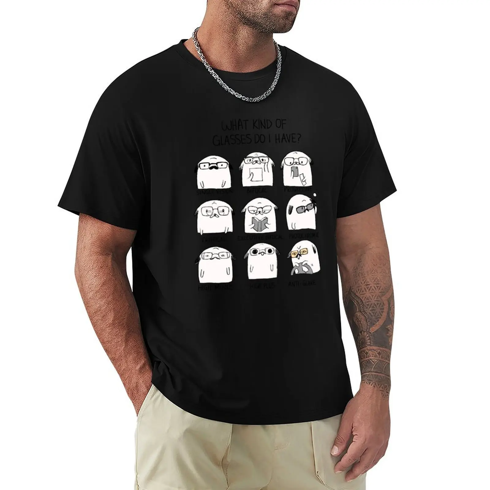 Pugthalmic Optics T-Shirt t shirts for man slim fit T-Shirt