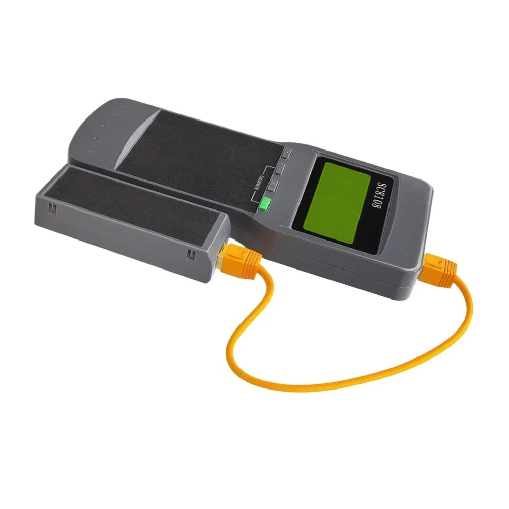 SC8108 Wire Fault Locator for RJ45 RJ11 LAN Cables Featuring Dynamic Calibration and Error Distance Measurement Capability