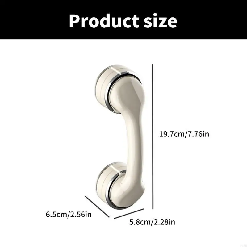 

Suction Cup Glass Door Handle Easy Installation Sliding for Smooth Surfaces B95B