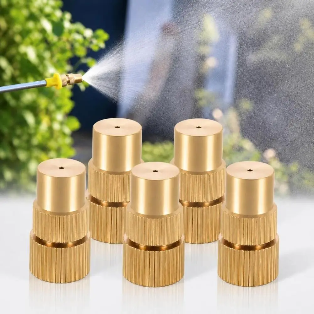 Durable Mini Atomizing Nozzle Copper Adjustable Spray Nozzle Spray Accessories