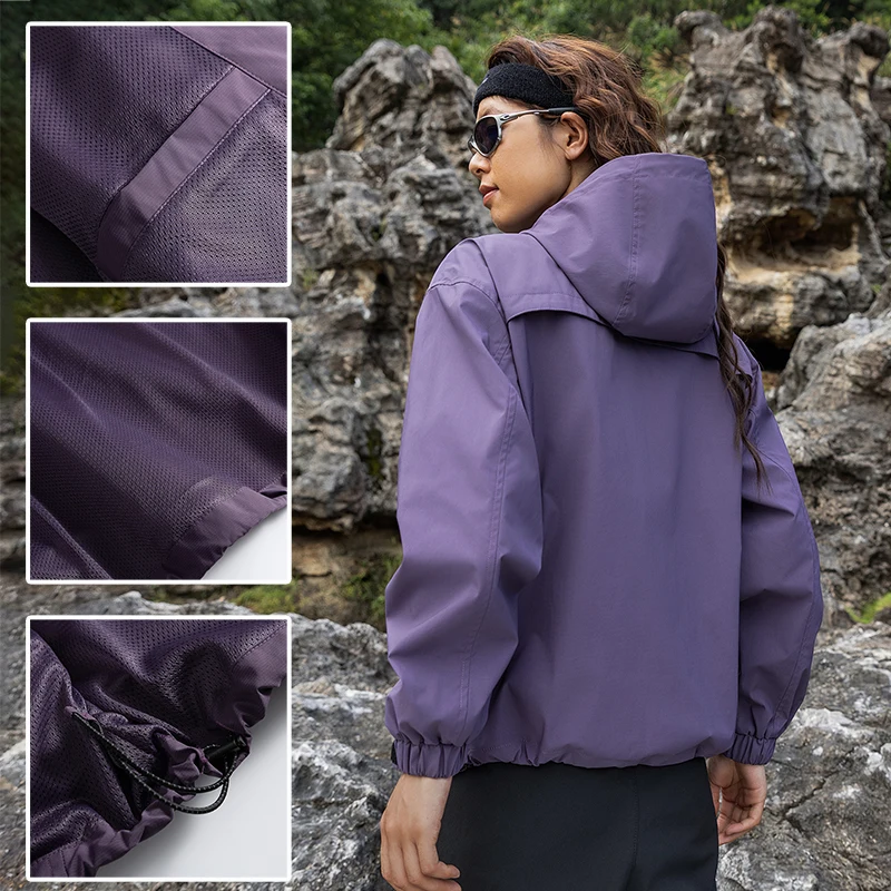 Unisex Hooded Hiking Jacket 2