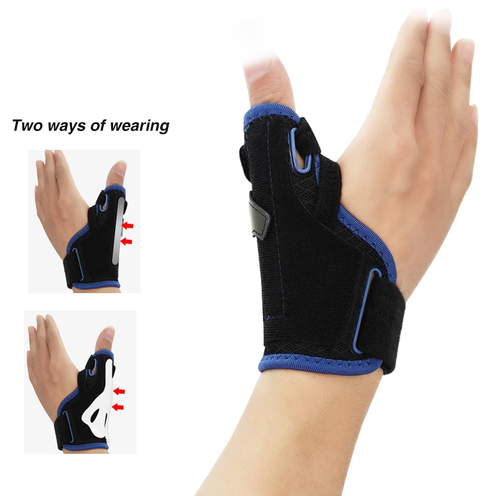 1Pcs Thumb Brace & Wrist Stabilizer (Fits Left/Right) - Thumb Spica Splint for Arthritis,Tendonitis - Support Wrap for Men/Women