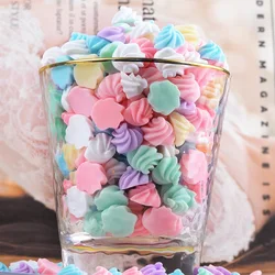 30 Pcs New Mixed Chocolate Cream Flat Back Resin Cabochon Figurine Embellishments Applique DIY Wedding Scrapbook Craft F90