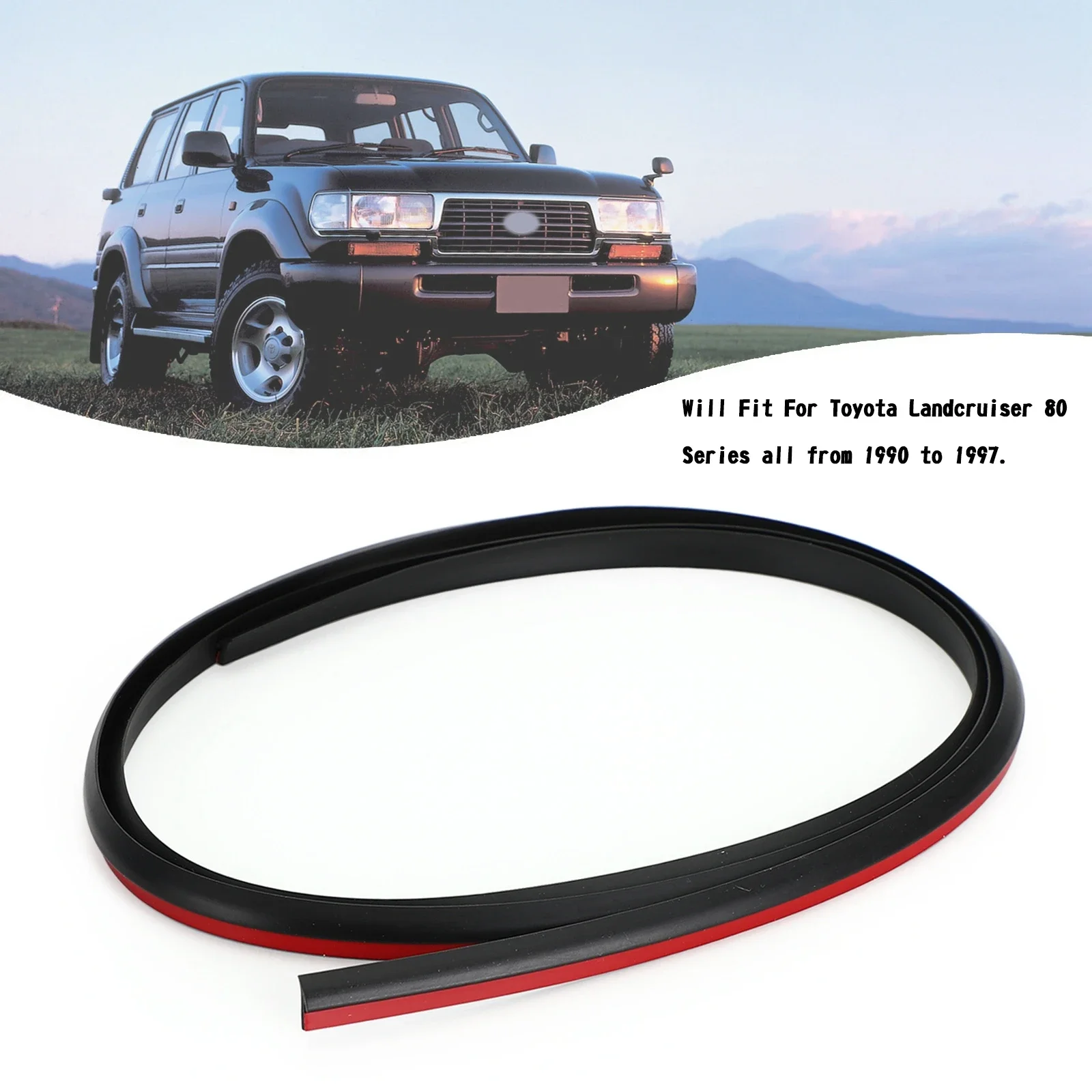 Flare Rubber Seal 538516002001 For Toyota Landcruiser 80 Series FJ80 HDJ80 HZJ80 Car Accessories