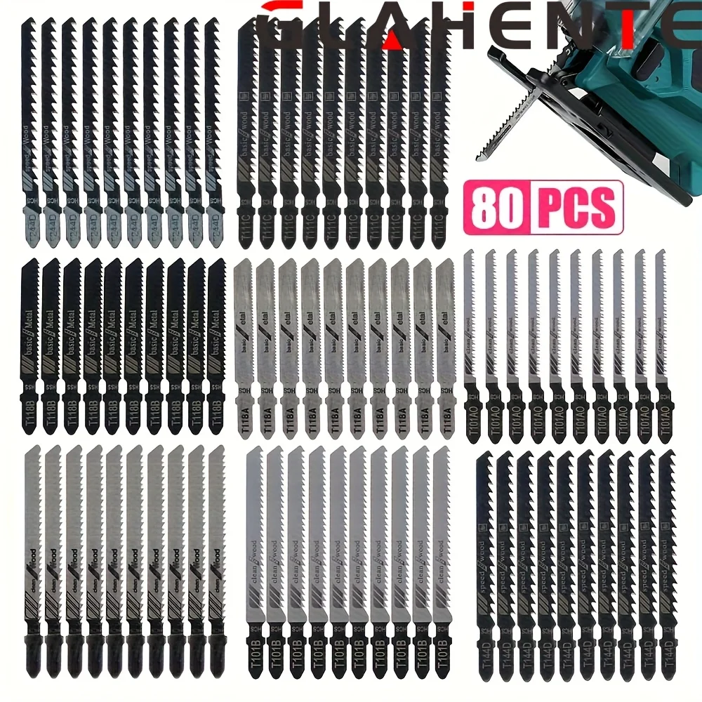 80PCS T-Shank Saw B…