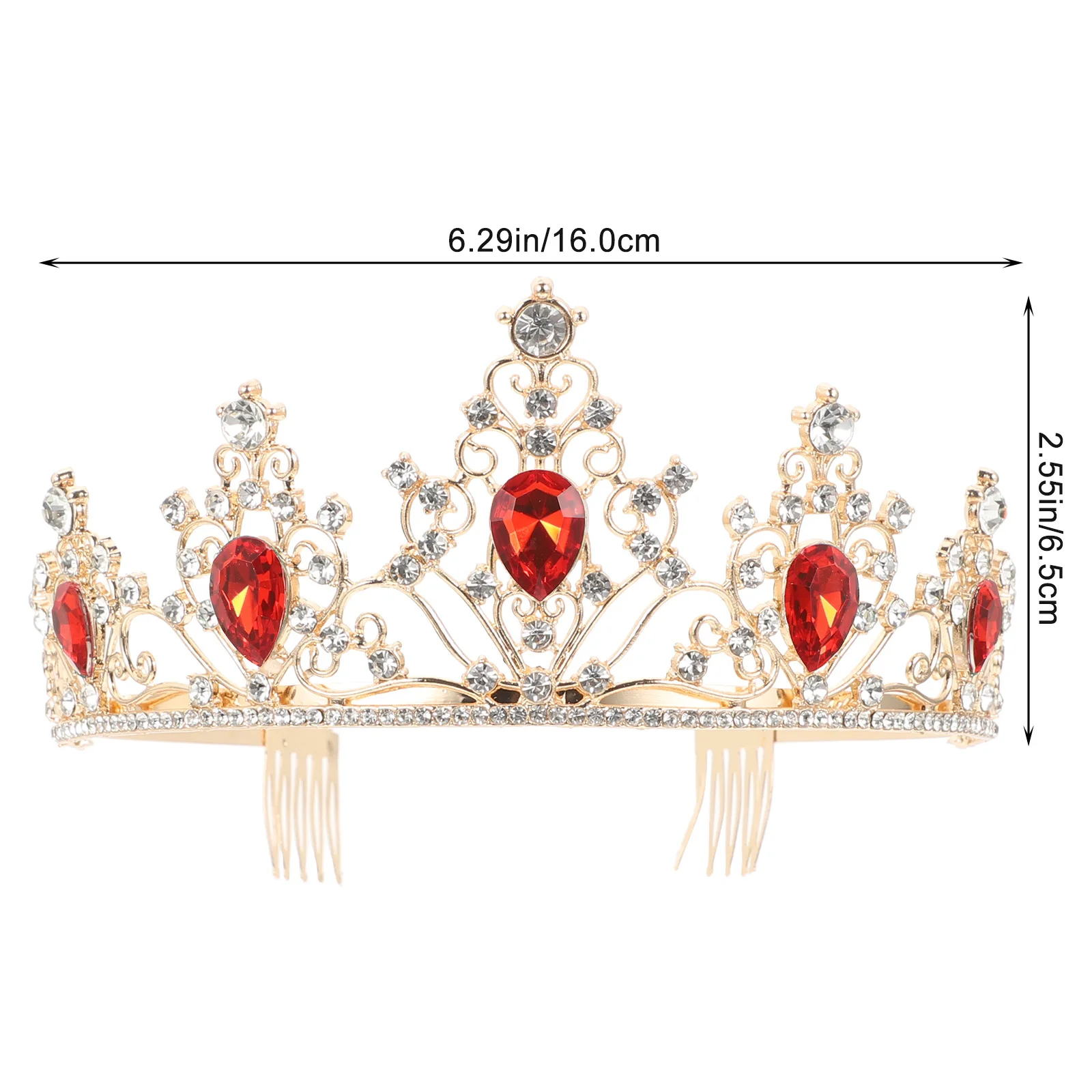 우아한 빈티지 신부 티아라 왕관 매력적인 반짝이는 웨딩 헤드피스 신부 들러리 연회 사진 촬영 액세서리