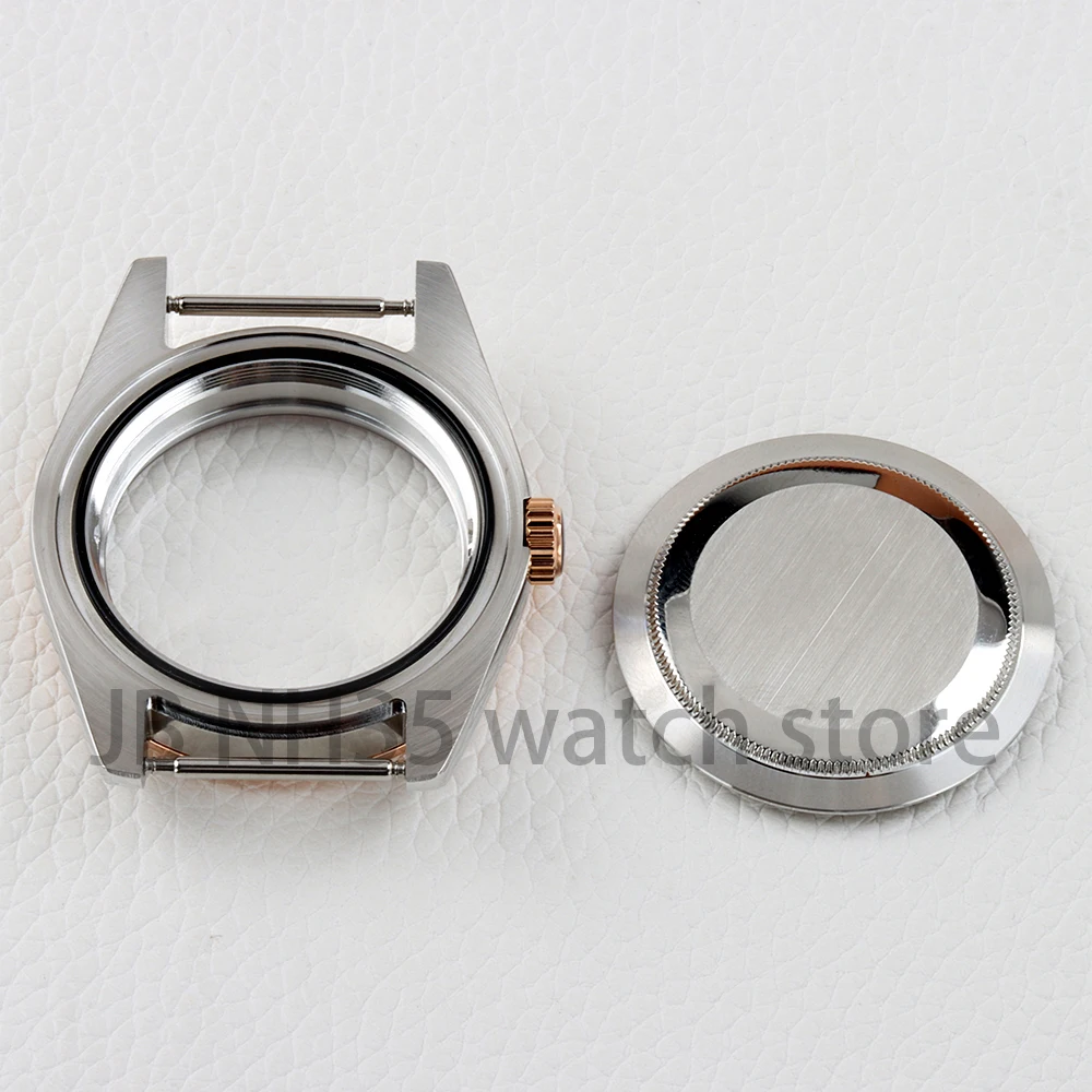 36mm/39mm Watch Case Sapphire Glass for Datejust NH35 NH36 Movement 28.5mm Dial Solid 316L Stainless Steel With or No Date