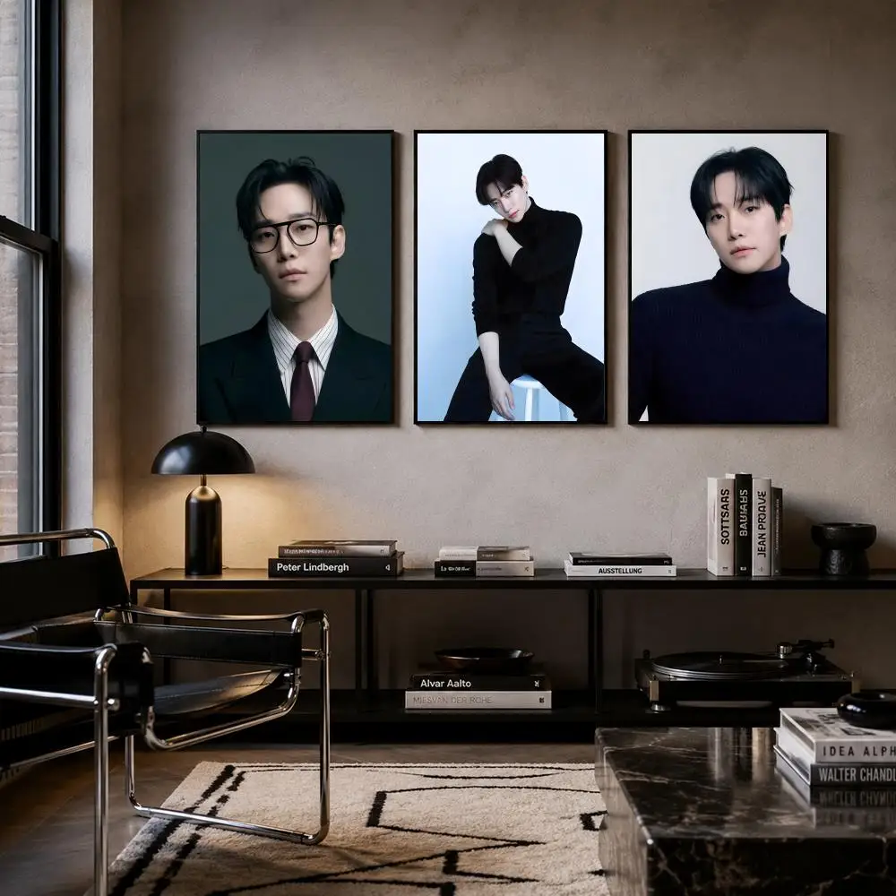 Actor Lee Jun Ho Poster Self-adhesive Art Waterproof Paper Sticker Coffee House Bar Room Wall Decor