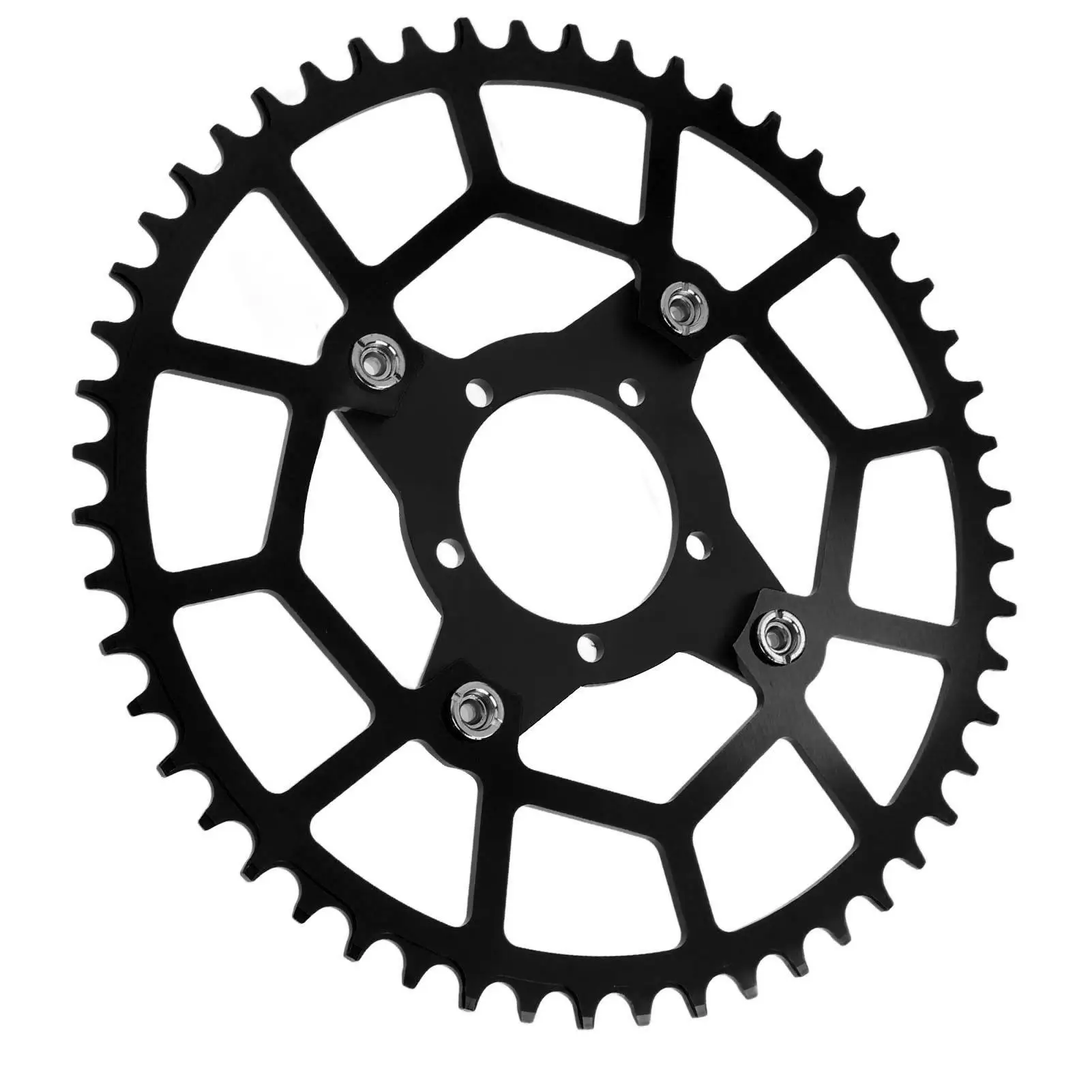 104BCD 46T/52T Chainring Sprocket Adapter for bafang Mid Drive Motor - Aluminum Alloy E-bike Accessory