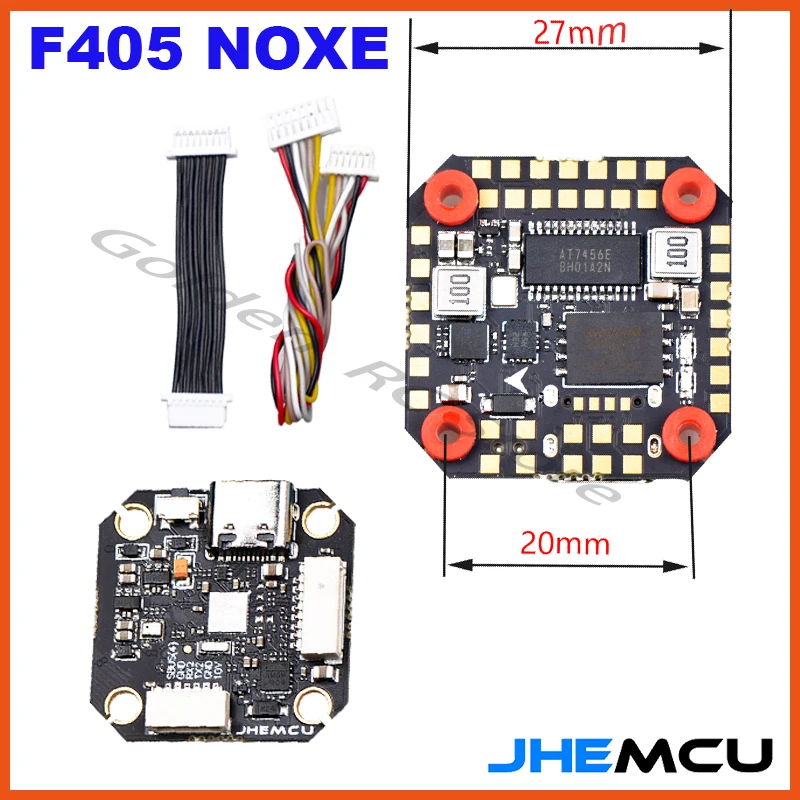 

JHEMCU F405 NOXE V2 Baro OSD BlackBox 5 В 10 В BEC 3-6S контроллер полета 20X20 мм для FPV дронов для фристайла DIY Запчасти