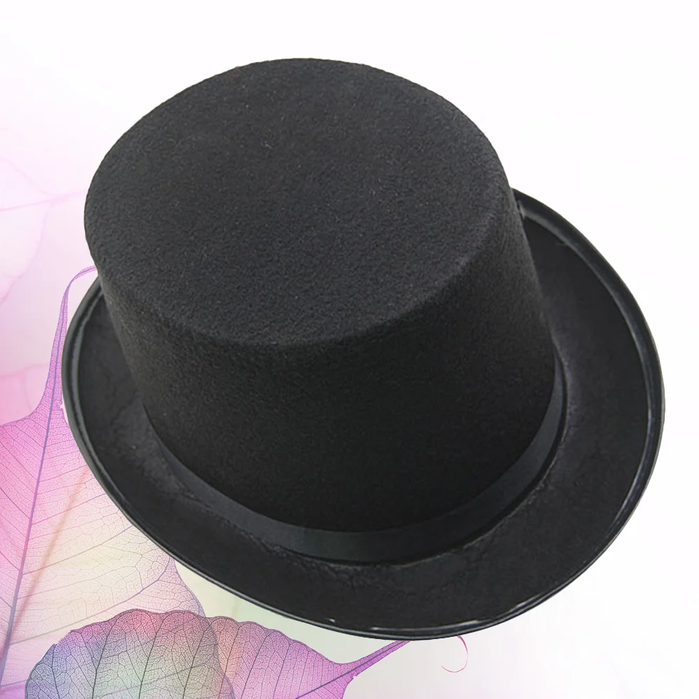 2pcs Hat for Children S + L Size Magician Costume Hat Bowler Hat Hat Dress Up Costume Accessory for Magician Carnival