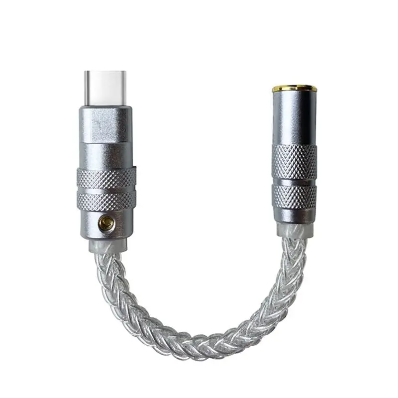 A42T-ALC5686 USB Type C Earbuds DAC Headphone Amp With 3.5Mm Output Snr124db PCM 32Bit/384Khz For Android Window