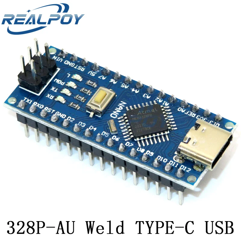 NANO V3.0 3.0 Controller Terminal Adapter Erweiterungsplatine Einfache Erweiterungsplatte für Arduino AVR ATMEGA328P