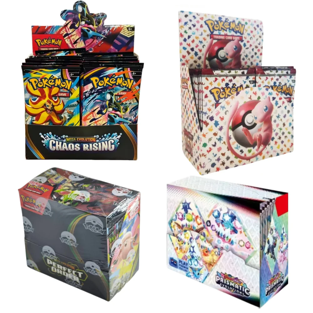 40/360 Pokémon Cards English Version Holographic Booster Battle Collection Trading Card Game Toy Children's Gift Box