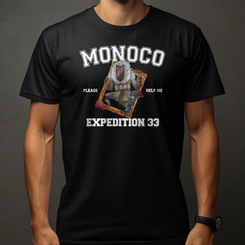 

Please Help Me Retro Expedition 33 Gift T shirt for RPG Gamers 0119 All size Tops Gustave Clair Obscur Graphic print Clothes