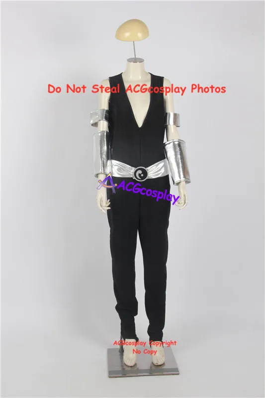 Black Jumpsuit Style Costume with Small Silver Spots Donna Troy Cosplay Costume