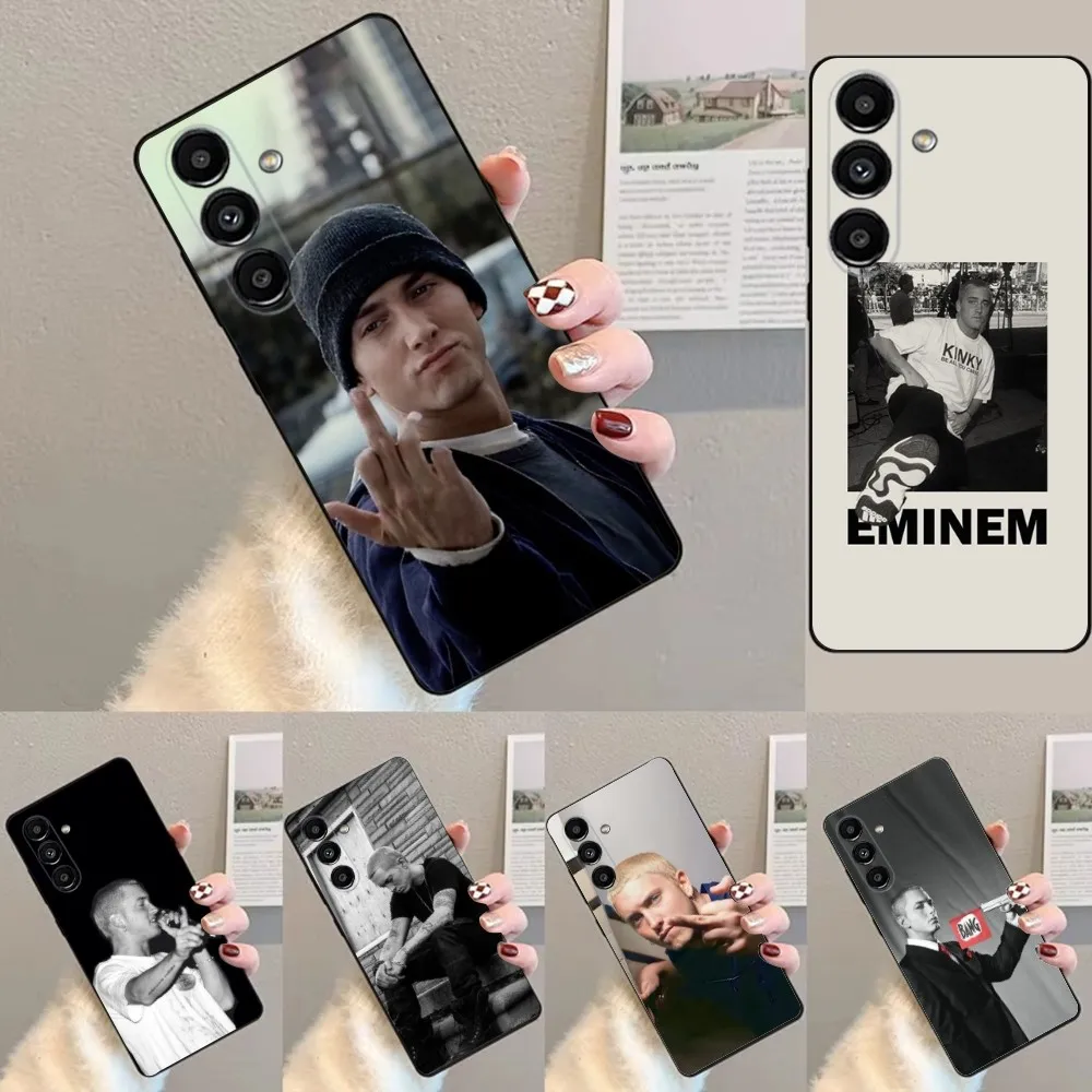 

Rapper E-Eminem Phone Case For Samsung S24,23,22,30,21,10,9,Ultra,Plus,Lite,FE,Soft Silicone Black Cover