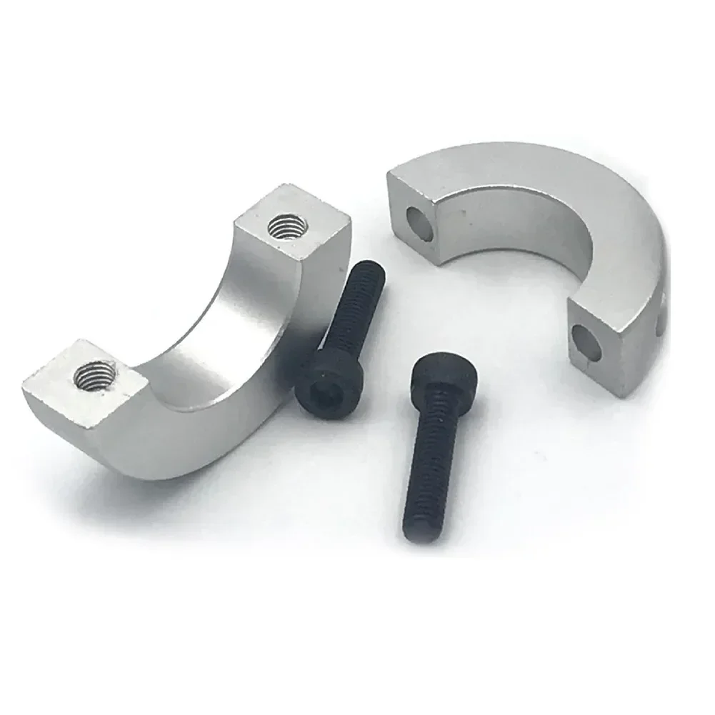 1pcs Aluminum Alloy Fixed Rings 13mm/15mm/16mm/20mm/25mm/30mm Shaft Collar Single Split Clamp Type Collar Power Tool Parts