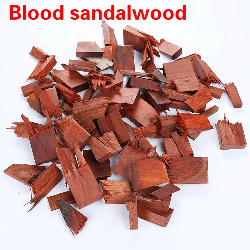 10pcs/set crystal drop glue broken irregular wood block DIY epoxy resin ab rubber ring seal blood sandalwood ebony wood material