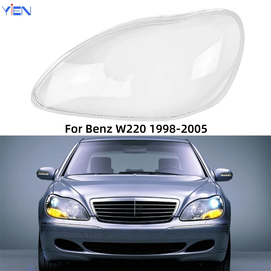 Для Mercedes Benz W220 S600 S500 S320 S350 S280 1998 1999 2000 2001 2002 2003 2004 2005 Автомобильные запасные части Стеклянные фары