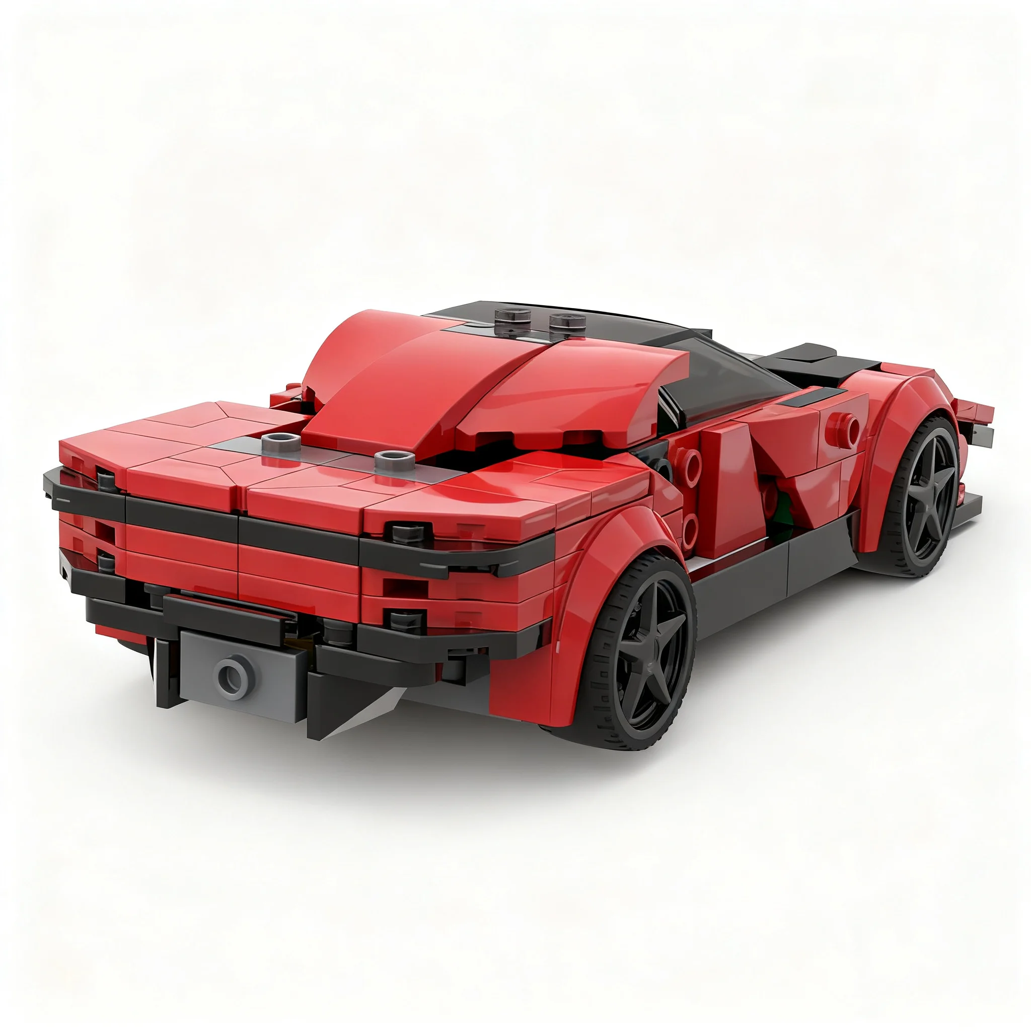 222pcs MOC City Champions FERRARl Daytona Sp3 Model Building Blocks Christmas Gift Architecture Toy Education Brick Assemble