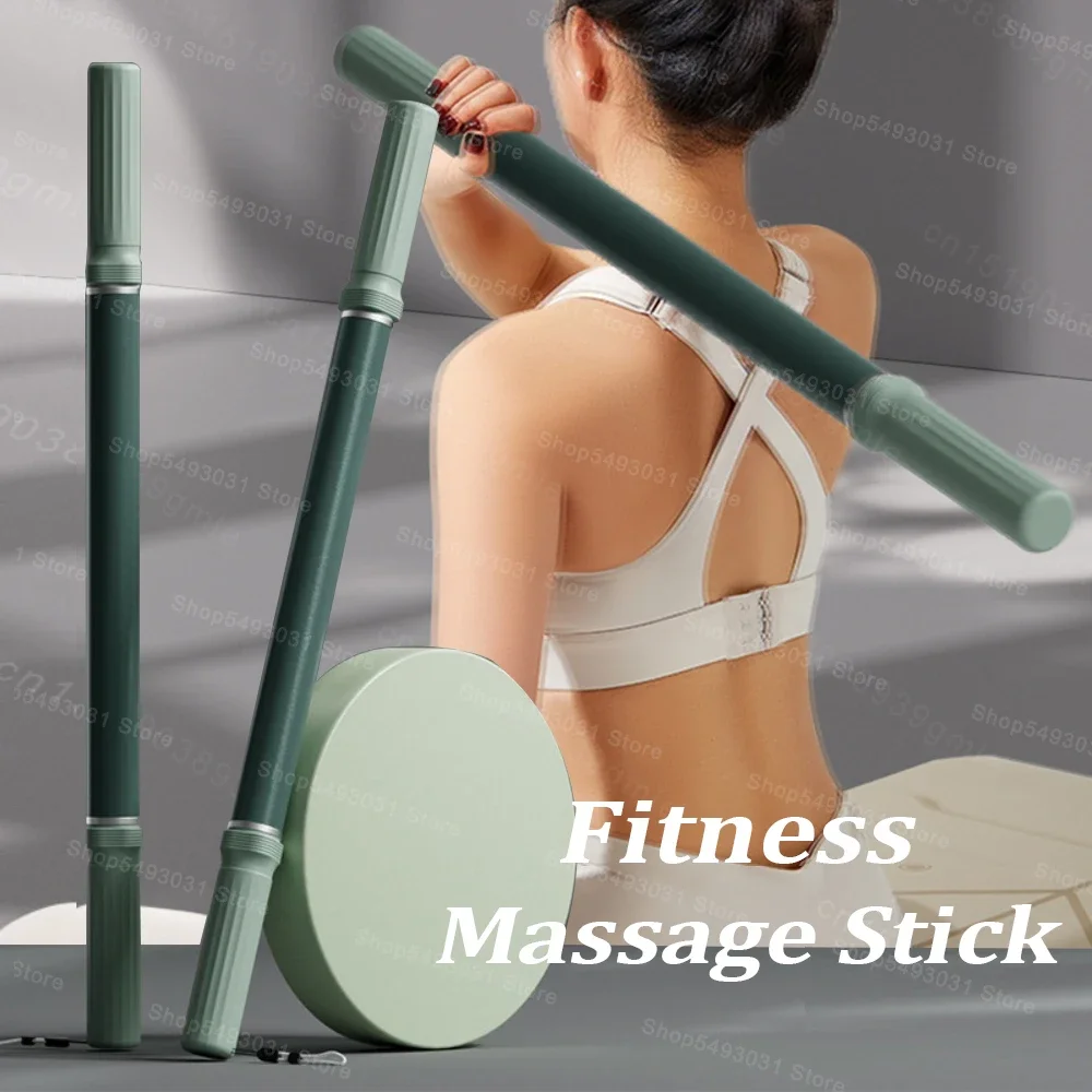 Body Massage Stick Yoga Fitness Anti Cellulite Muscle Massage Stick Body Stretching Yoga Ergonomic Training Relaxation