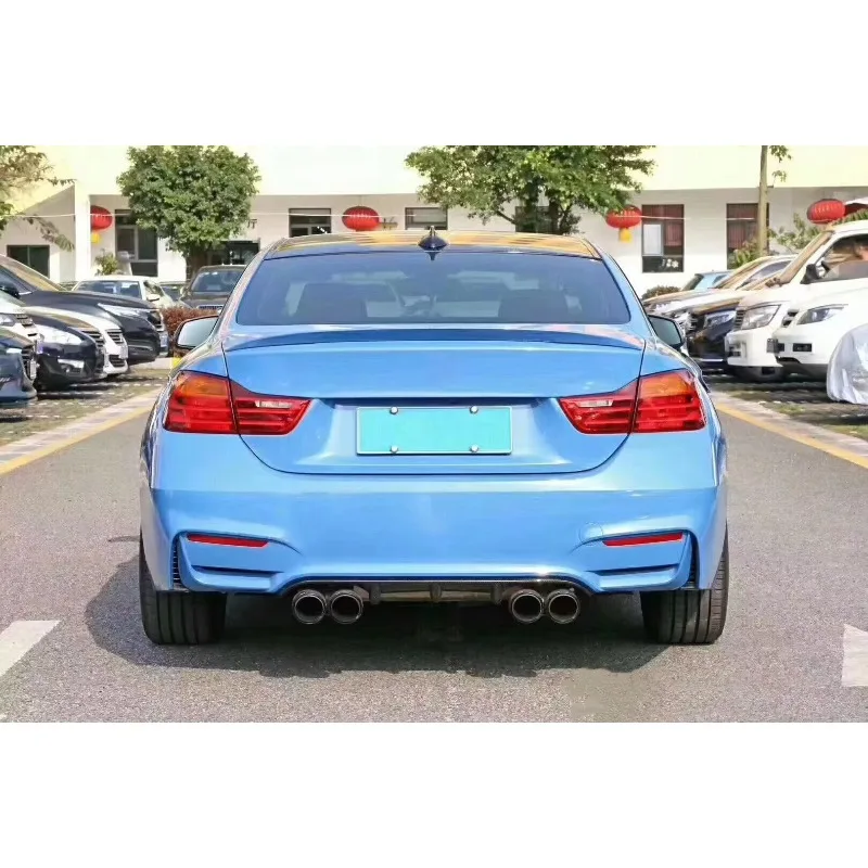F32 F33 F36 ترقية M4 نمط طقم الجسم بوديكيت المصد الأمامي المصد الخلفي الجانب تنورة لسيارات BMW 4 سلسلة F32 F33 F36