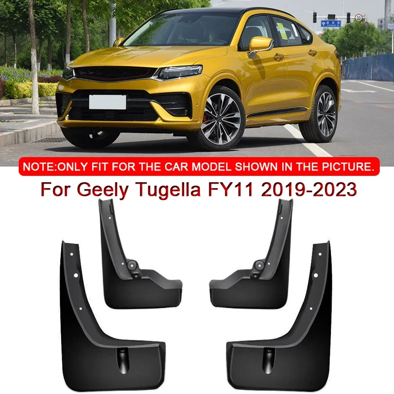 

For Geely Tugella FY11 2019-2023 Car Styling ABS Car Mud Flaps Splash Guard Mudguards MudFlaps Front Rear Fender Auto Accessory
