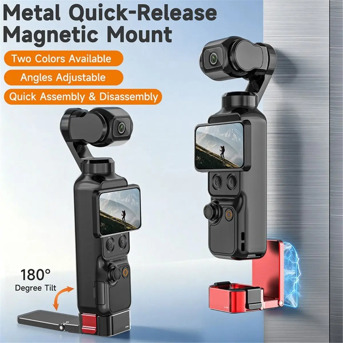 Dynamic Magnetic Quick Release Mount Base for DJI Pocket 4 1/4