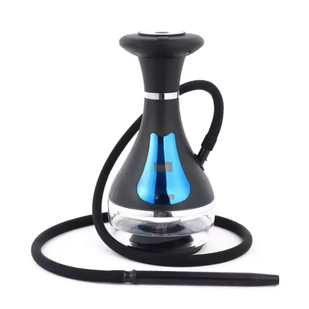 Electric Hookah Set with Adjustable C ° Chicha bowl Water Pipe Gravity кальян Complete Pipe for Smoking Grass Dry Herb Shisha