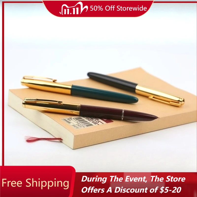 

Герой Ретро Старая перьевая ручка с темным наконечником для взрослых начальной и средней школы, практика каллиграфии, чернильная ручка, офисные канцелярские принадлежности