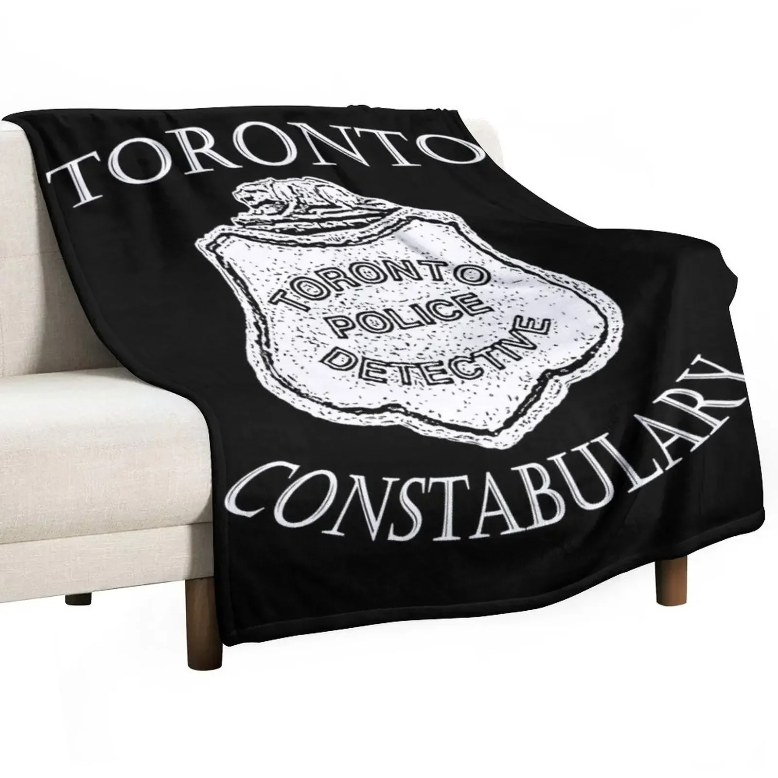 1900's Murdoch Mysteries Inspired Badge Shirt Throw Blanket for sofa Summer Blankets