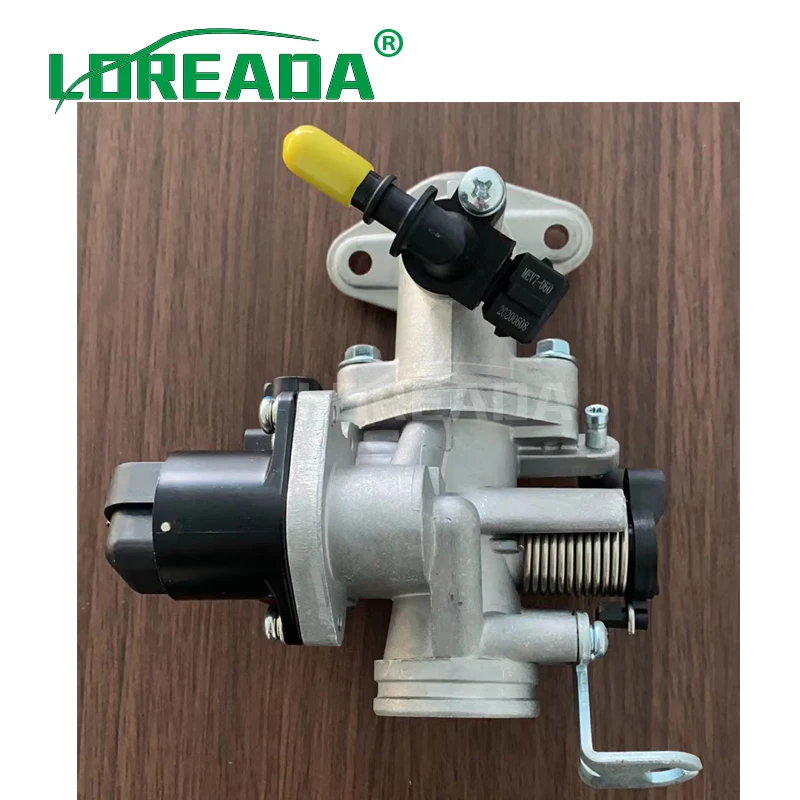 LOREADA Original Throttle Body Valve With Injectors & Manifold For Motorcycle Scooter with 100CC 110CC with IAC & Triple Sensor